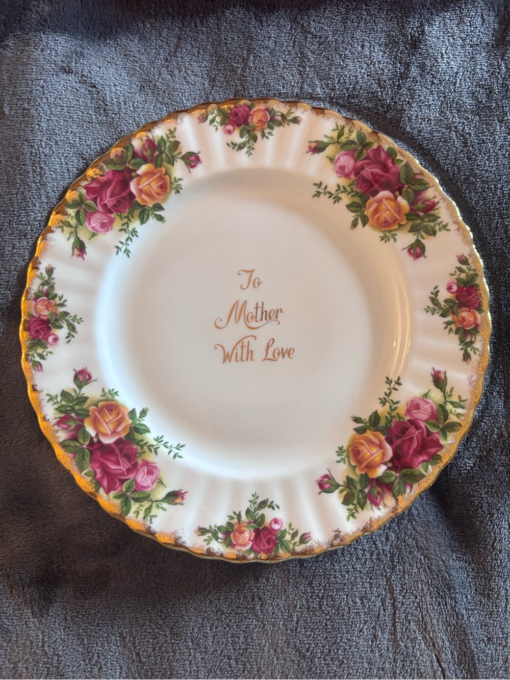 Royal Albert "To Mother With Love" collector plate